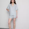 Pijamas curto estilo «boyfriend» estampados