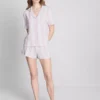 Pijamas curto estilo «boyfriend» estampados