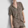 Pijamas curto estilo «boyfriend» estampados