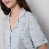 Pijamas curto estilo «boyfriend» estampados