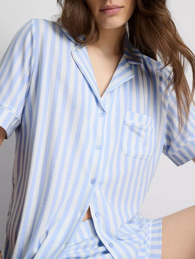 Pijamas curto estilo «boyfriend» estampados
