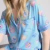 Pijamas curto estilo «boyfriend» estampados