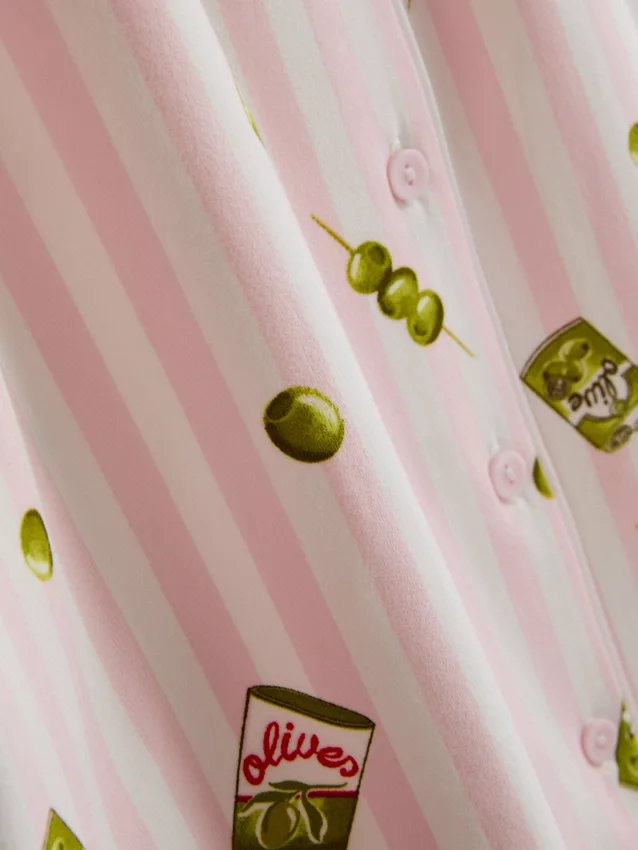 Pijamas curto estilo «boyfriend» estampados