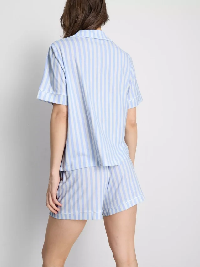 Pijamas curto estilo «boyfriend» estampados