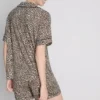 Pijamas curto estilo «boyfriend» estampados