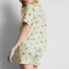 Pijamas curto estilo «boyfriend» estampados