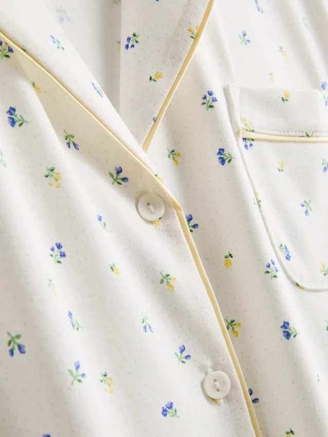 Pijamas curto estilo «boyfriend» estampados
