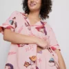 Pijamas curto estilo «boyfriend» K-pop «Demon Hunters»