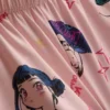 Pijamas curto estilo «boyfriend» K-pop «Demon Hunters»