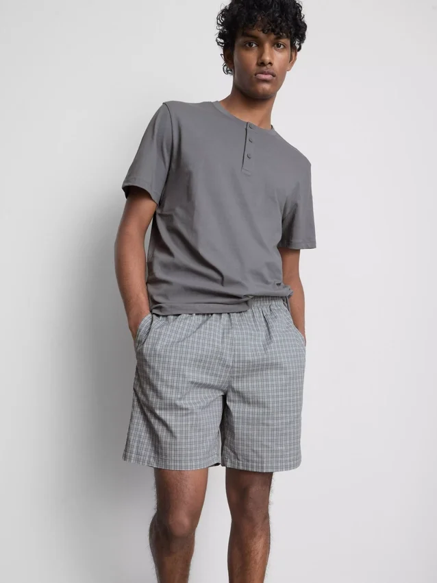 Pijamas curto xadrez