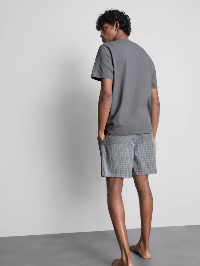 Pijamas curto xadrez