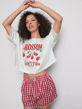 Pijamas curto xadrez do Winnie the Pooh da Disney