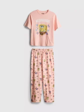 Pijamas de algodão com a personagem Bob Esponja