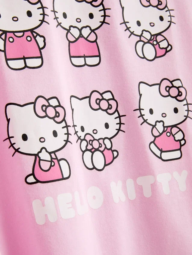 Pijamas de algodão com a personagem Hello Kitty