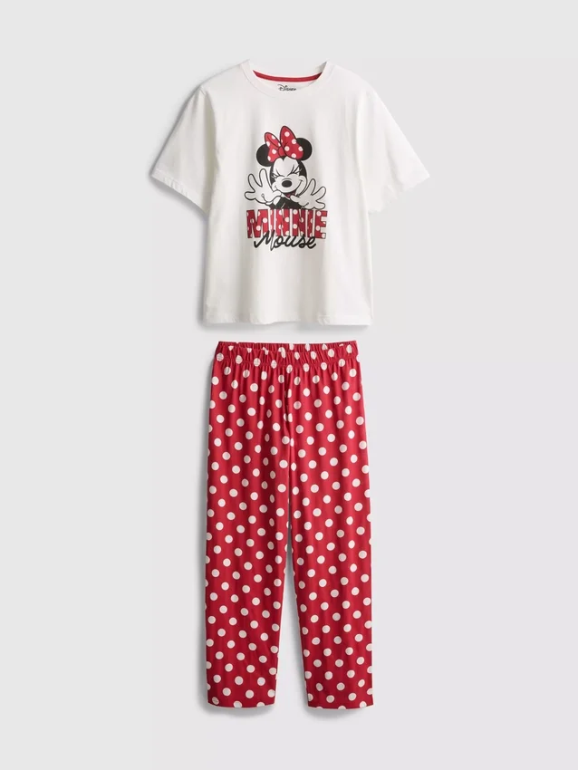 Pijamas de algodão com estampado da Minnie Mouse da Disney