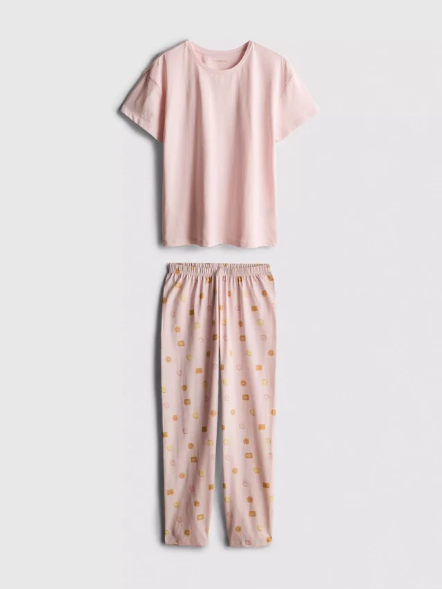 Pijamas de algodão estampados
