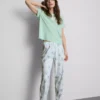 Pijamas de algodão estampados