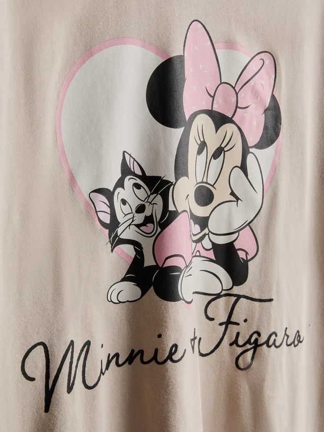Pijamas de algodão estampados da Minnie Mouse da Disney