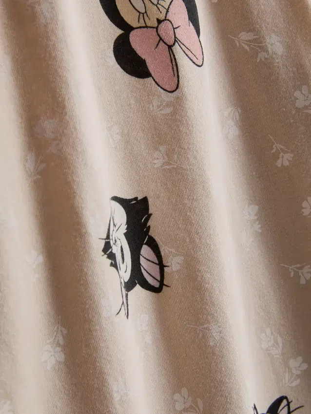 Pijamas de algodão estampados da Minnie Mouse da Disney
