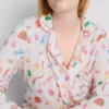 Pijamas estilo «boyfriend» com estampado «Sweet treat»