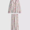 Pijamas estilo «boyfriend» com estampado «Sweet treat»