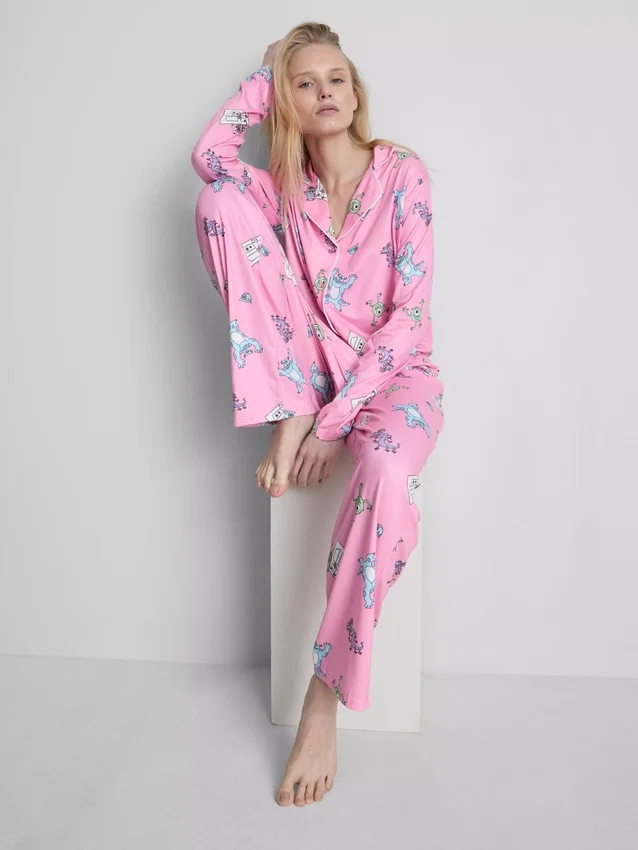 Pijamas estilo «boyfriend» da Disney·Pixar «Monstros e Companhia»
