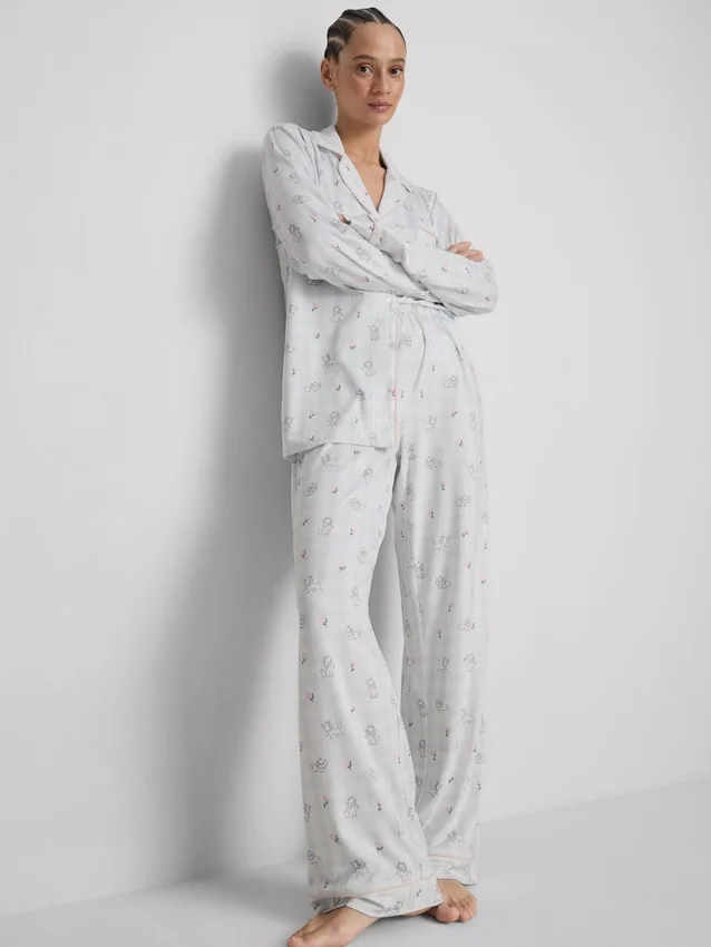 Pijamas estilo «boyfriend» da Marie, da série «Os Aristogatos» da Disney