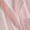 Pijamas estilo «boyfriend» em jersey às riscas