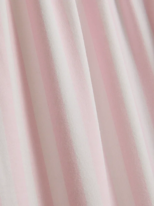 Pijamas estilo «boyfriend» em jersey às riscas