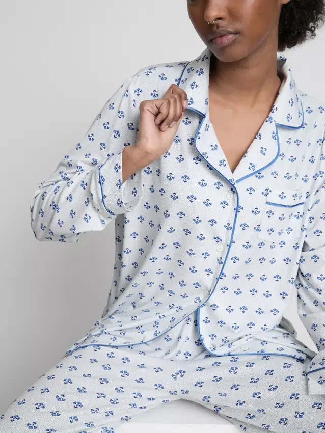 Pijamas estilo «boyfriend» estampados