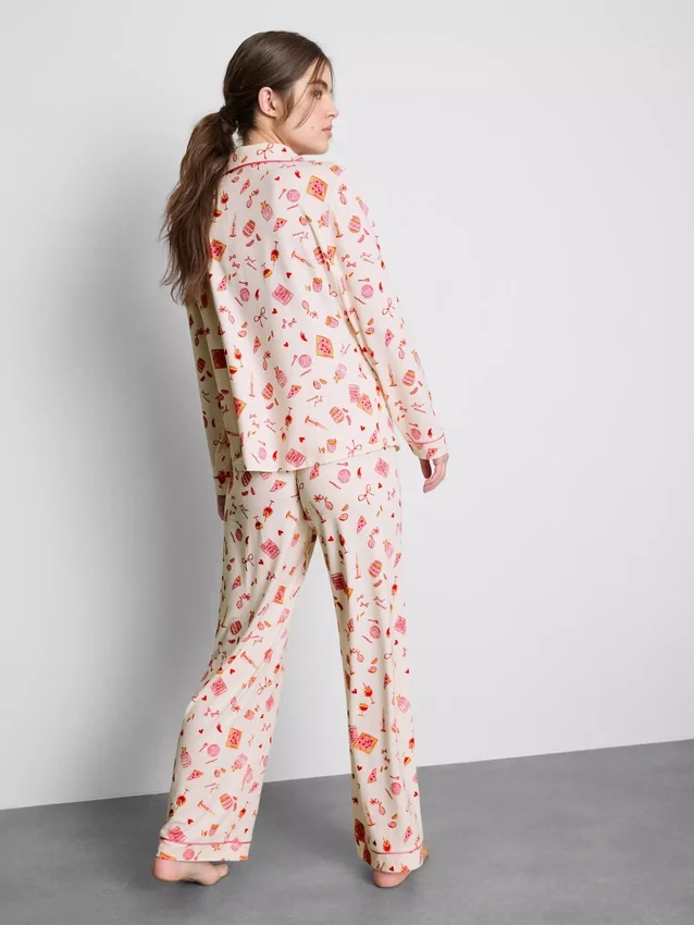 Pijamas estilo «boyfriend» estampados