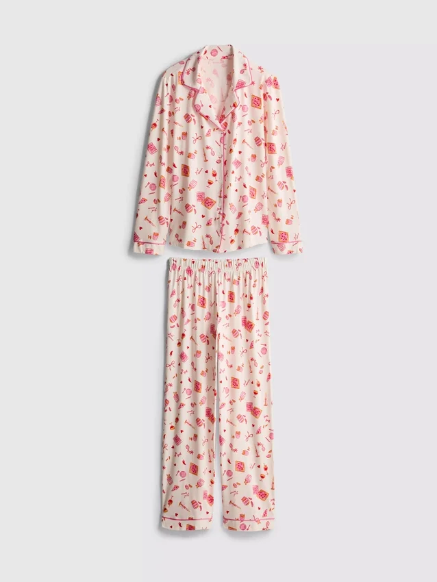 Pijamas estilo «boyfriend» estampados