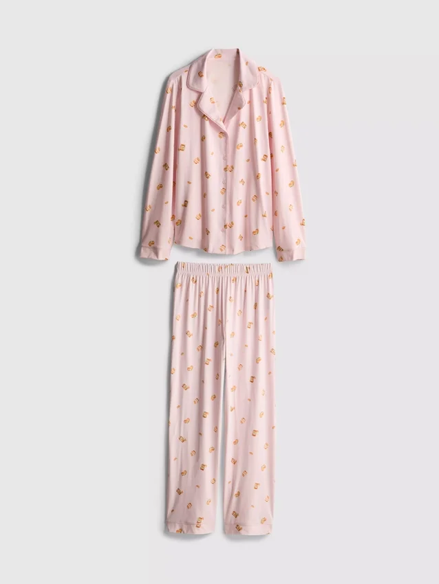 Pijamas estilo «boyfriend» estampados