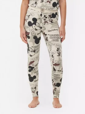 Pijamas retro com motivos de banda desenhada do Mickey Mouse da Disney