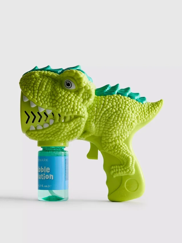Pistola de bolhas em forma de dinossauro