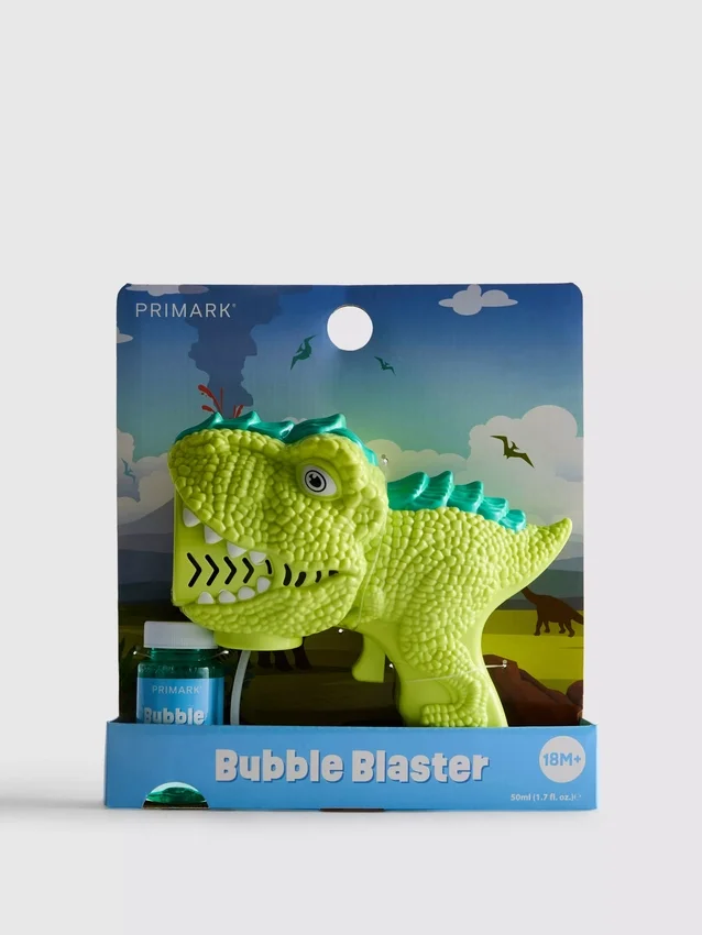 Pistola de bolhas em forma de dinossauro