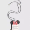 Porta-cartões com cordão da Minnie Mouse da Disney