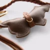 Porta-chaves com pingente em forma de cão