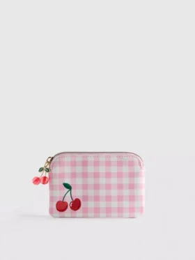 Porta-moedas com cereja