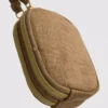 Porta-moedas com efeito de pele de crocodilo