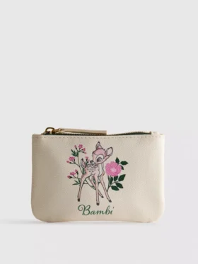 Porta-moedas em imitação de couro da Disney com o Bambi