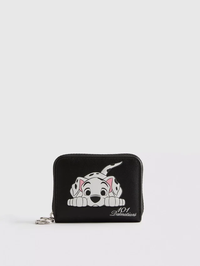 Porta-moedas em imitação de couro dos 101 Dálmatas da Disney