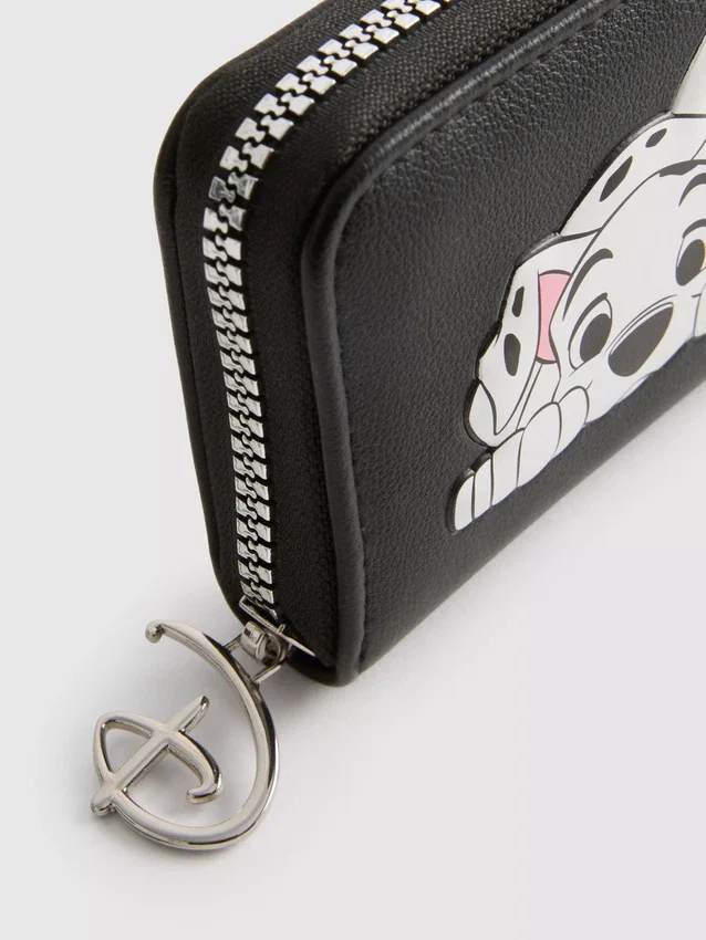 Porta-moedas em imitação de couro dos 101 Dálmatas da Disney