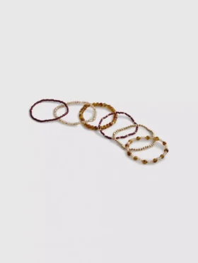 Pulseiras com contas da Paula Echevarría