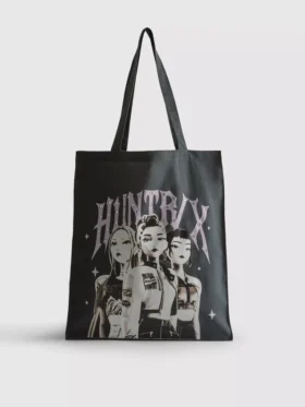 Saco de compras com grafismo Huntr/x