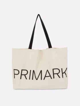 Saco de lona com estampado gráfico da Primark