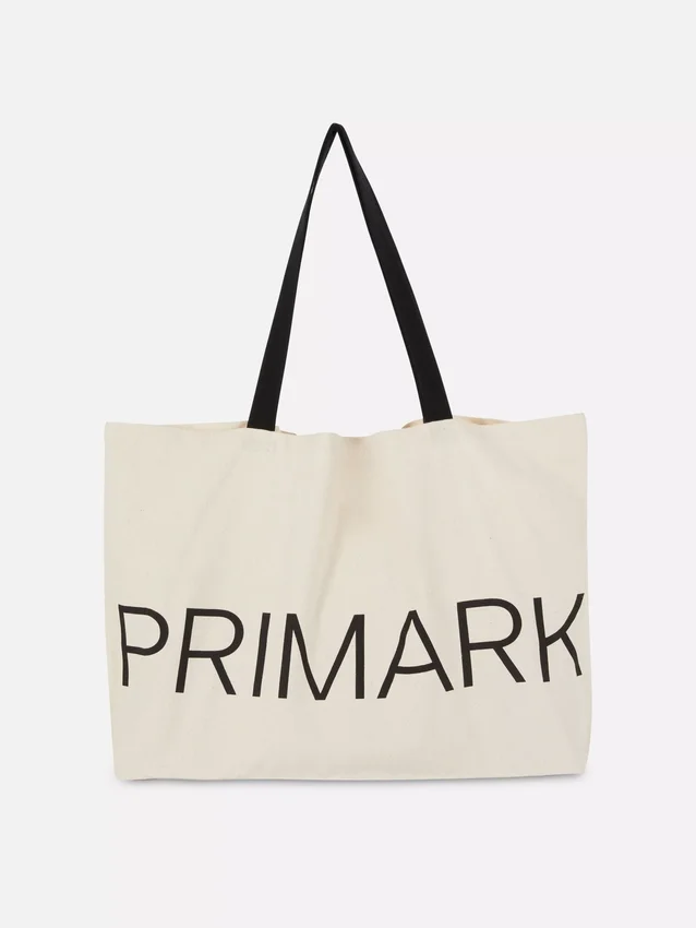 Saco de lona com estampado gráfico da Primark