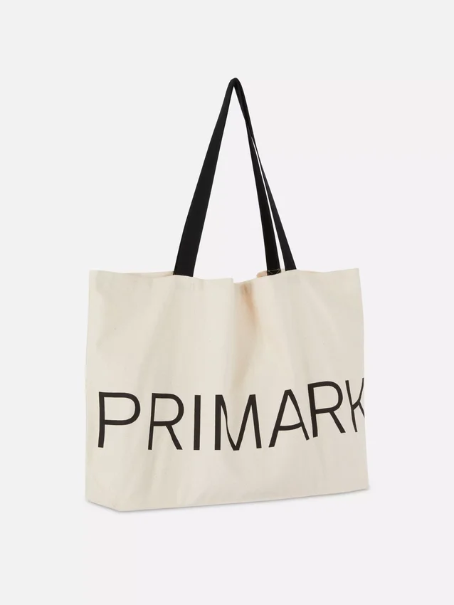 Saco de lona com estampado gráfico da Primark