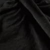 Saia midi de cetim com franjas