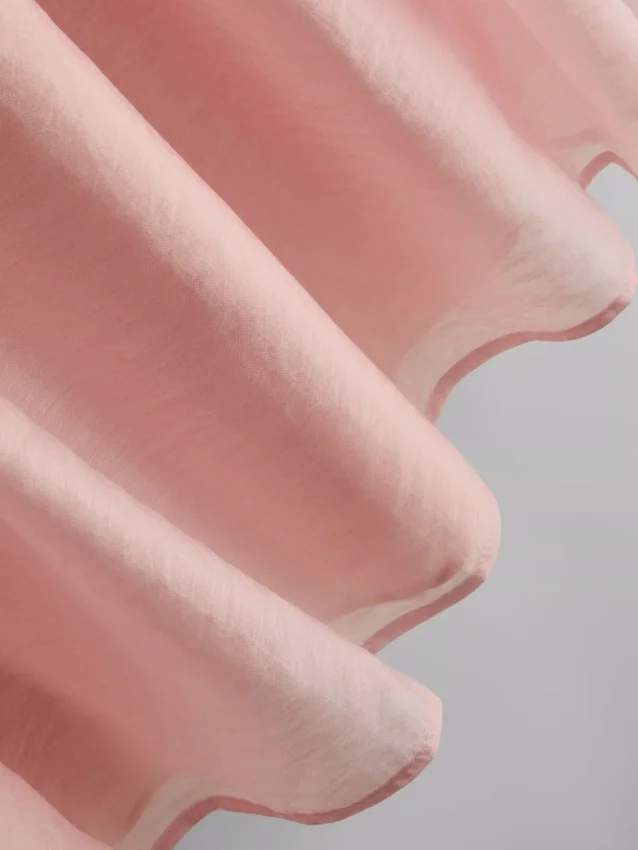 Saia midi em linha A «The Edit» com fluxo de ar